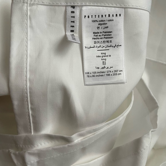 King flat sheet 1000 thread count 100 % cotton - Picture 5 of 7